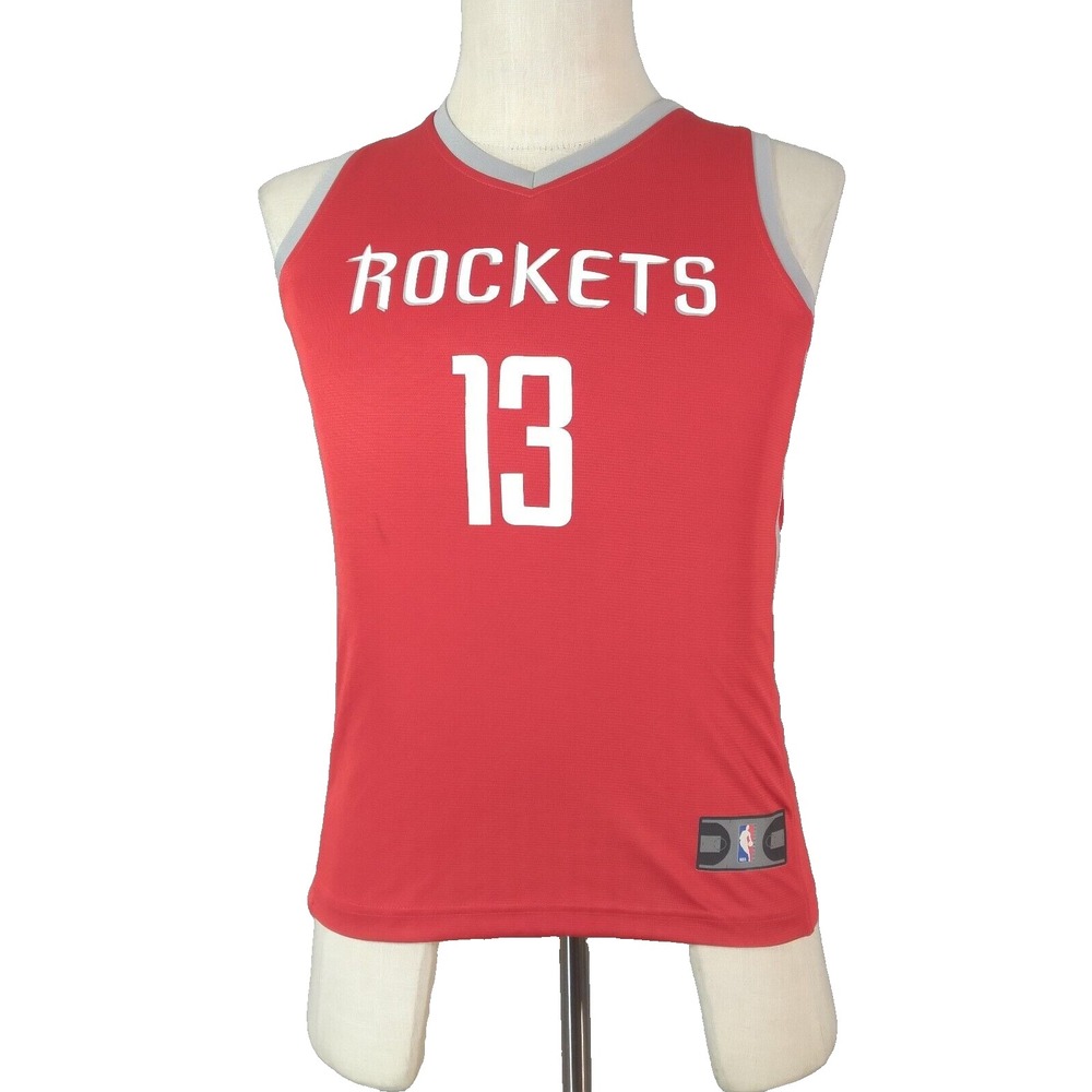 Fanatics Basketball Jersey Youth Medium Red James Harden Houston Rockets 13 NBA